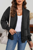 Women's commuting all-match waffle warm knitted sweater